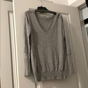 Grey Athleta cashmere sweater